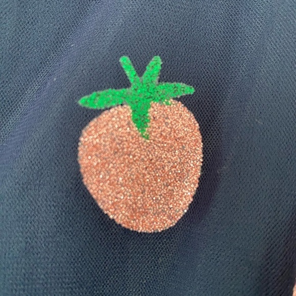 Unique Vintage Smak Parlour Strawberry Print Woodstock Flare Dress Size XL - Picture 8 of 14